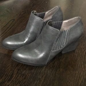 Grey Booties  Never Been Worn - SZ 10